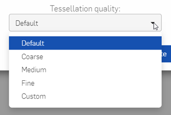 Selecting Tessellation quality