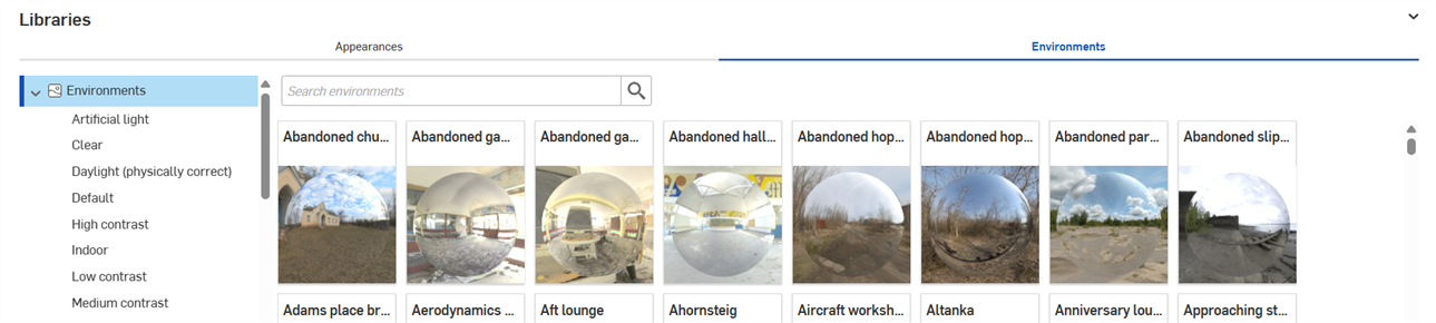 Environments library
