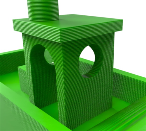 FFF 3D thermoplastic print example