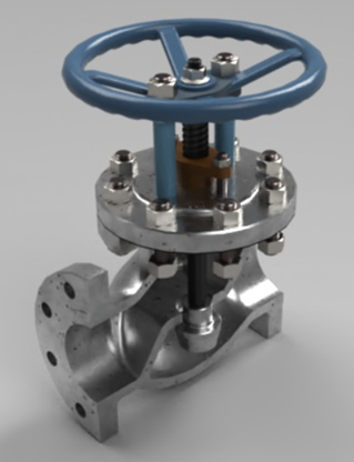 Valve assembly model example