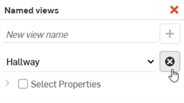 Deleting a named view