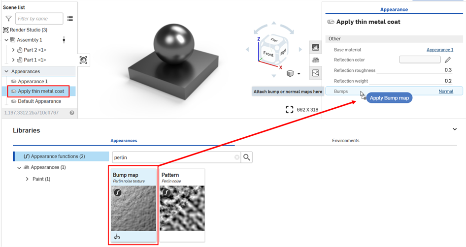 Applying the Perlin noise texture