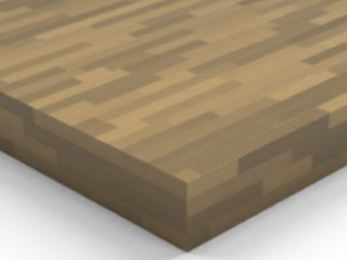 Example of wood strip patterned wood