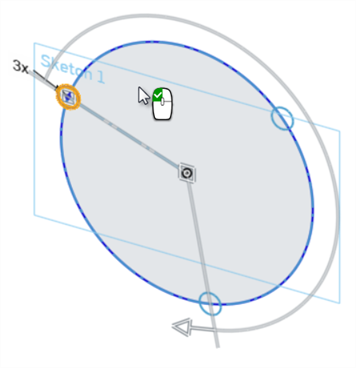 Radial pattern