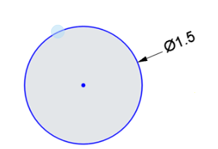 Example of how to find the Diameter 