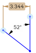 Example of how to find the Linear distance between two lines