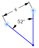 Example of how to find the direct distance between two lines 