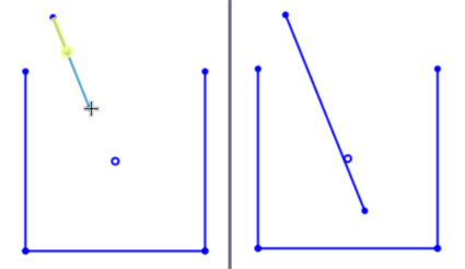 Extend a line with no intersecting geometry
