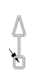 Arrow icon used to change the distance between entities