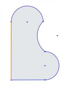 Slot multi-chain sketch curves with one curve selected