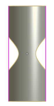 Example of cylinder with a hole through it