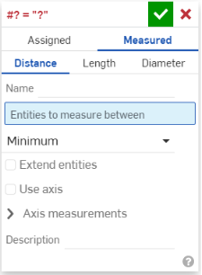 Variable Measured dialog