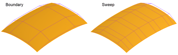 Boundary surface and sweep example