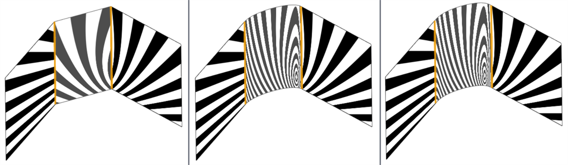 Zebra stripes used to analyze continuity