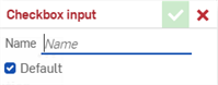 Default Checkbox input dialog