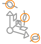 Beispiel für das Drehen der Instanz um die X-, Y- oder Z-Achse der Triade