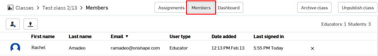 Screenshot des Mitgliederbereichs des EDU-Dashboards für Lernangebote