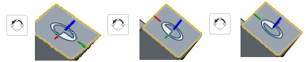 Beispiel für die Verschiebung der Primärachse um pro Quadrant mit den X/Y-Koordinaten