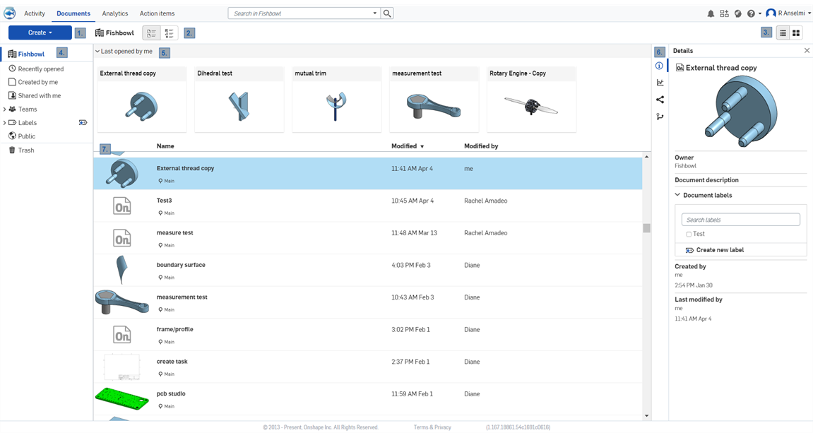 Dokumentseite – Enterprise-Abo