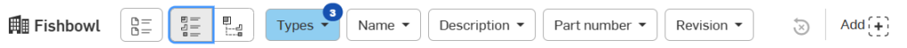 Listenansicht „Filter“