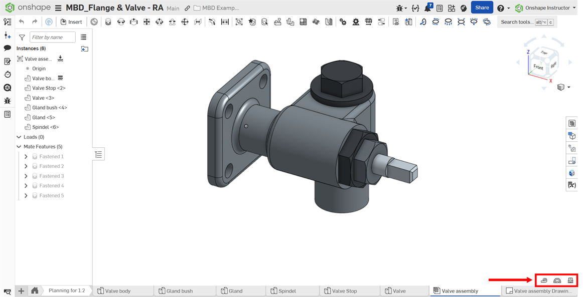 Position der Tools zur Modellbewertung in der Benutzeroberfläche