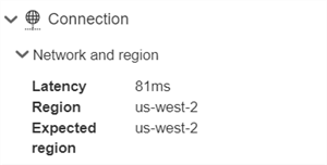 Performance tab latency