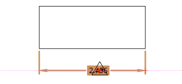 Ziehen einer Beschreibung auf eine Bemaßung, um sie zu gruppieren