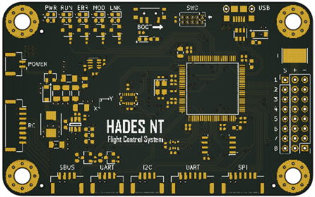 PCB-Beispiel mit Aufkleber