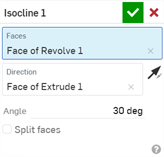 Isocline dialog