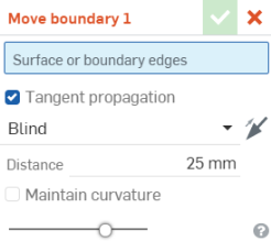 Move boundary dialog