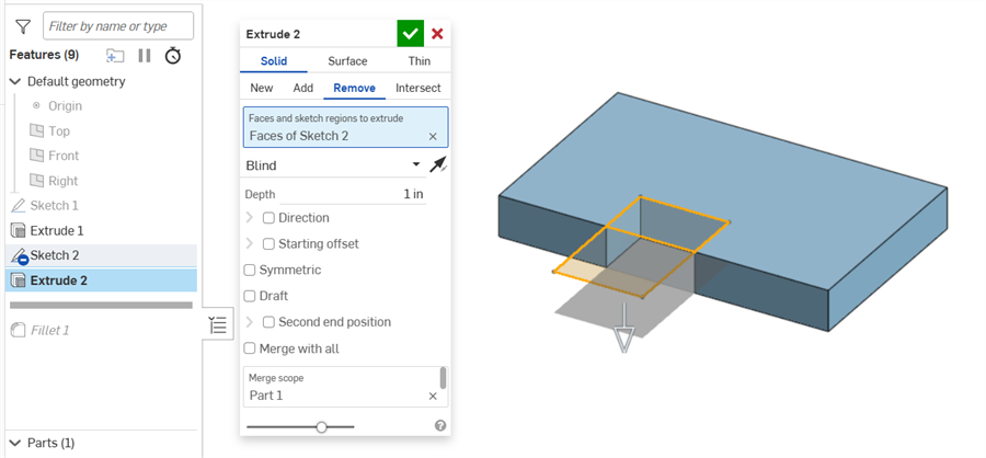Reference repair example