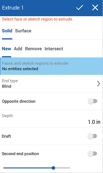 Beispiel eines Dialogfenster für das Tool „Linear austragen“