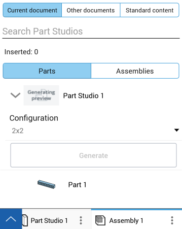 Dialogfenster „Einfügen“ in Android