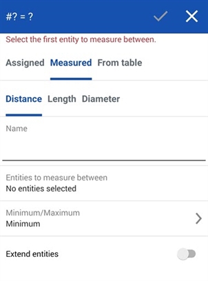 Android Variable dialog: Measured