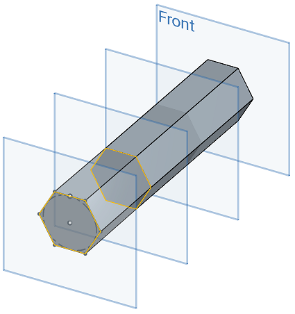 Beispiel für „Ausformung: Material hinzufügen“