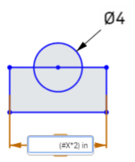 Example of the variable being displayed