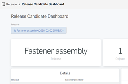 „Freigabe-Kandidat“-Dashboard