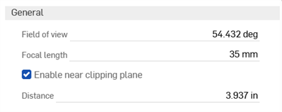 Kamera-Palette: Allgemein