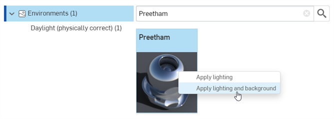 Preetham-Umgebung anwenden