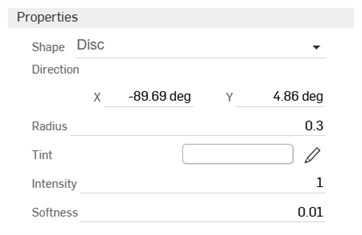 Environment Lighting Properties