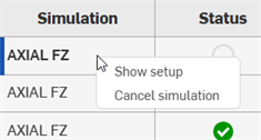 Results and History context menu options