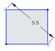 Beispiel für die Ermittlung eines diagonalen Abstands