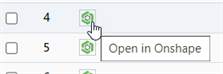 Open in Onshape icon