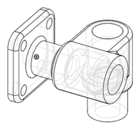 Unshaded with hidden edges visible