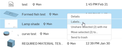 Cómo añadir una etiqueta a varios documentos