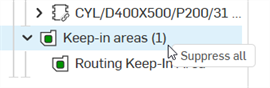 Suppress all Keep-in areas