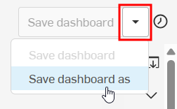 Save Dashboard as