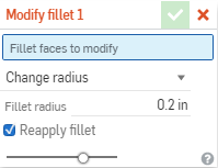 Cuadro de diálogo Modificar redondeo