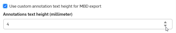 Use custom annotation text height for MDB export
