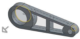 Ejemplo de la operación de extrusión para quitar (material de corte)